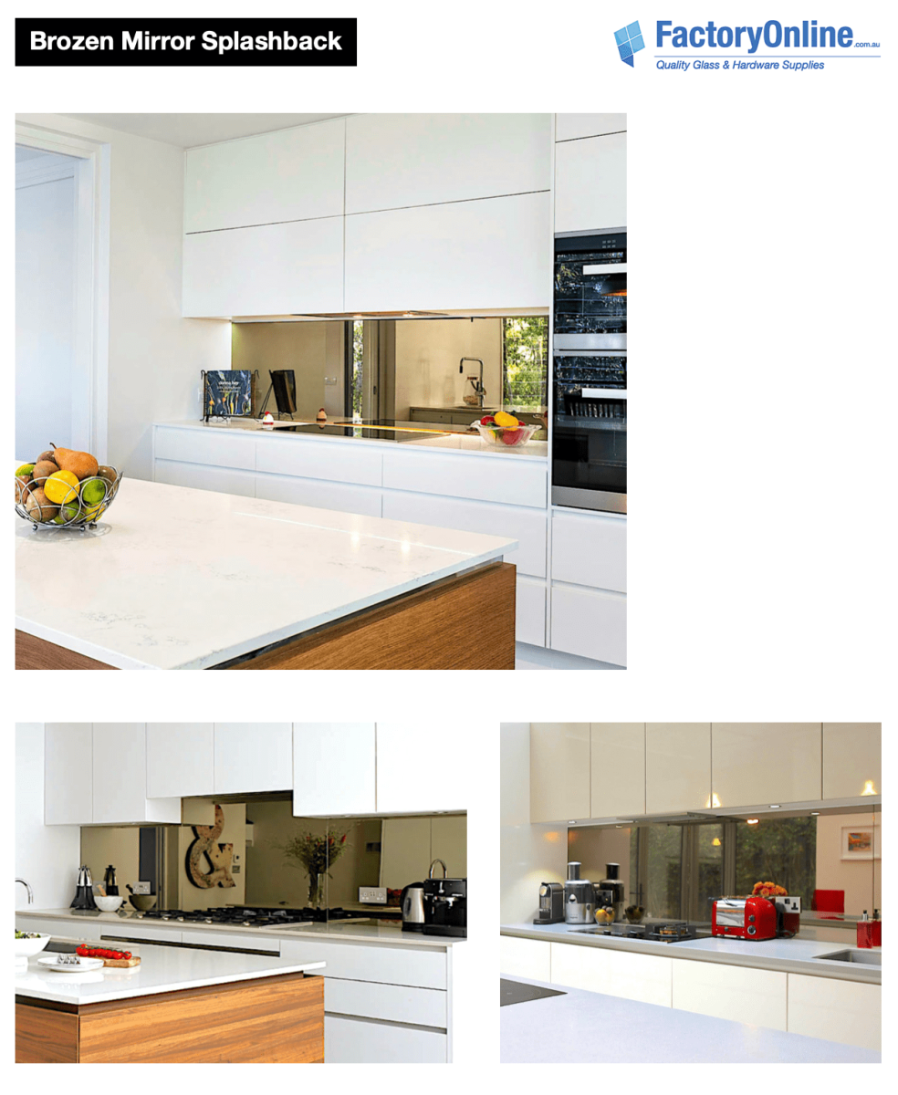 Brozen Mirror Kitchen Splashback Sydney