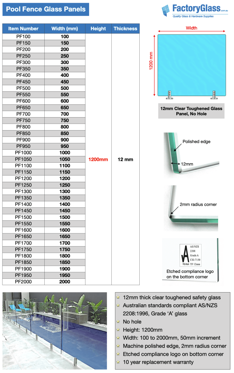 Glass Pool Fence Brisbane Supplies Glass Spigots Panels Gate Hinges