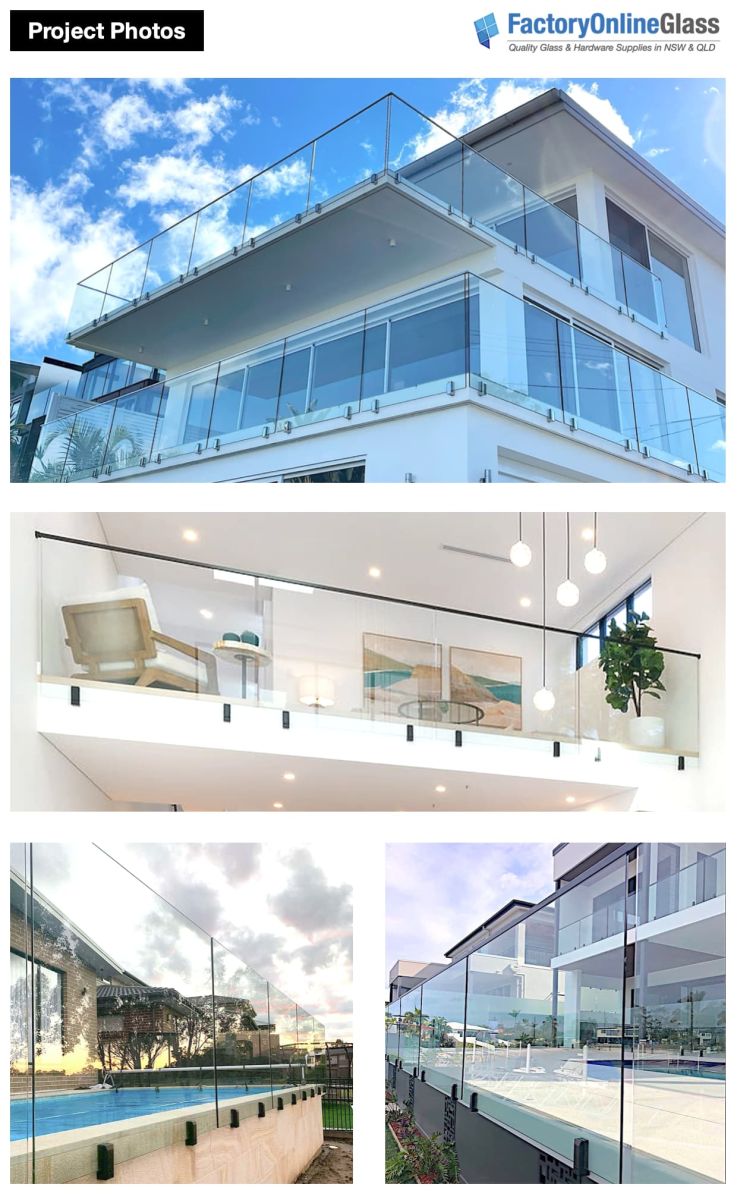 side mount spigot fixed glass balustrade project photos