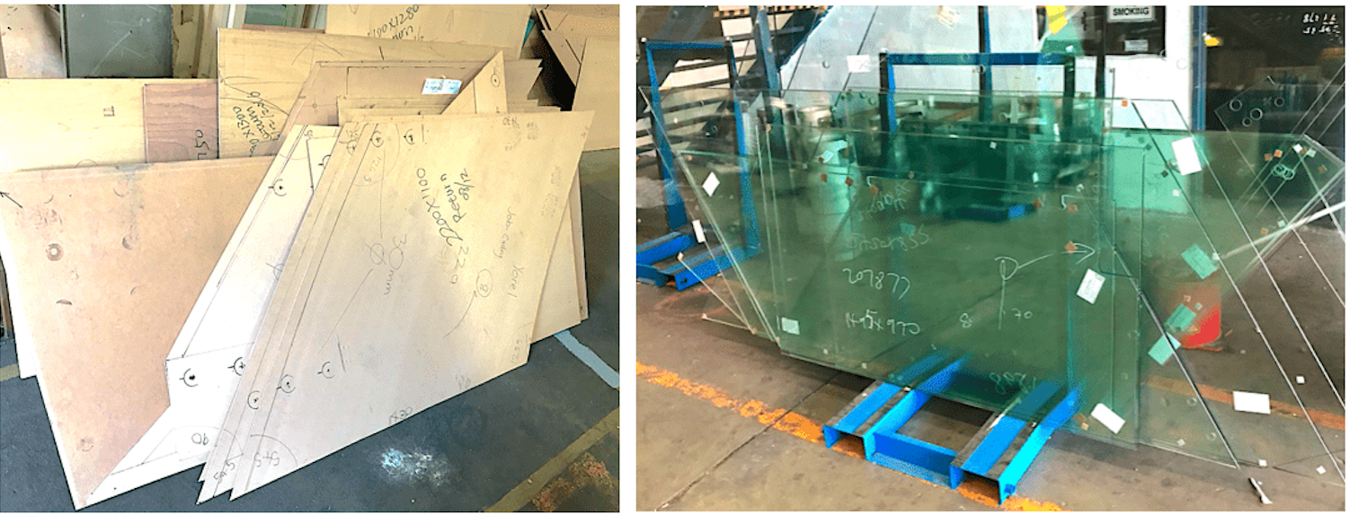 glass staircase stair balustrade template sydeny