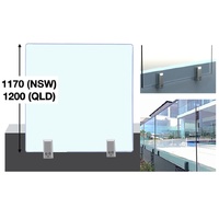 Side Mount Glass Balustrade Panels