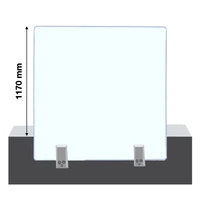 Side Mount Glass Balustrade Panels (1170mm High)