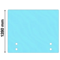 Side Mount Glass Balustrade Panels (1280mm High)
