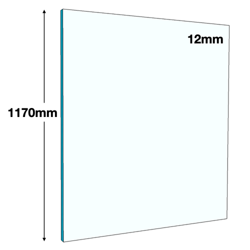 Pool Fence Glass Panels (1170 High)